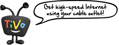 Get higher speed internet using your cable outlet!