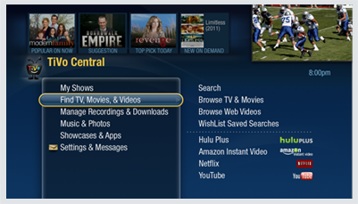 Connect your TiVo Premiere DVR to the Internet