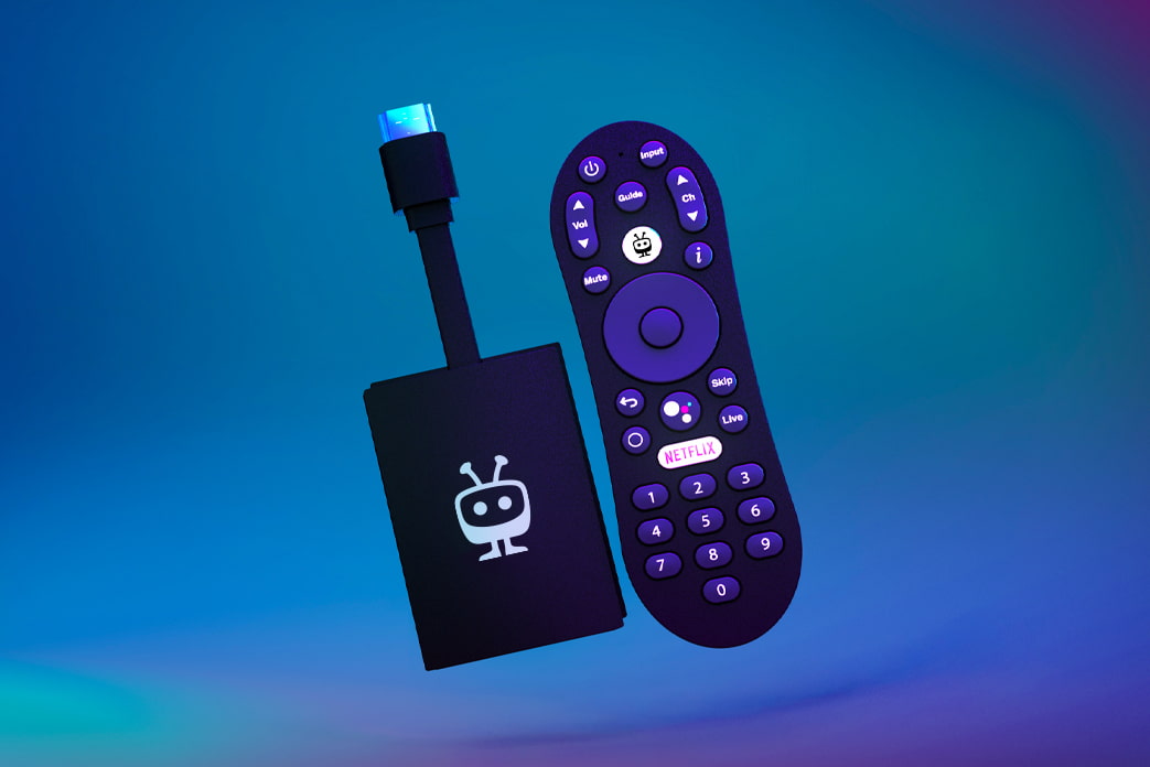 An image of the TiVo Stream 4K with remote