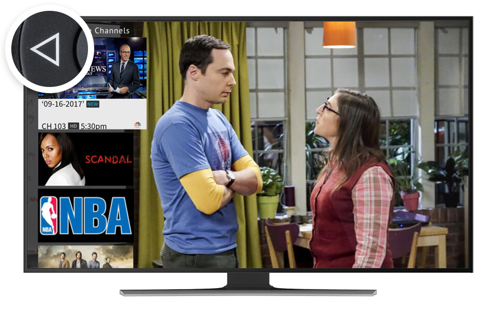 tv showing favorite channels