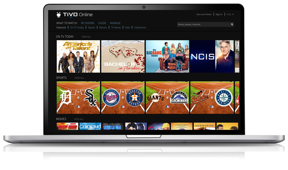 TiVo Home, your entertainment headquarters. TiVo Basics