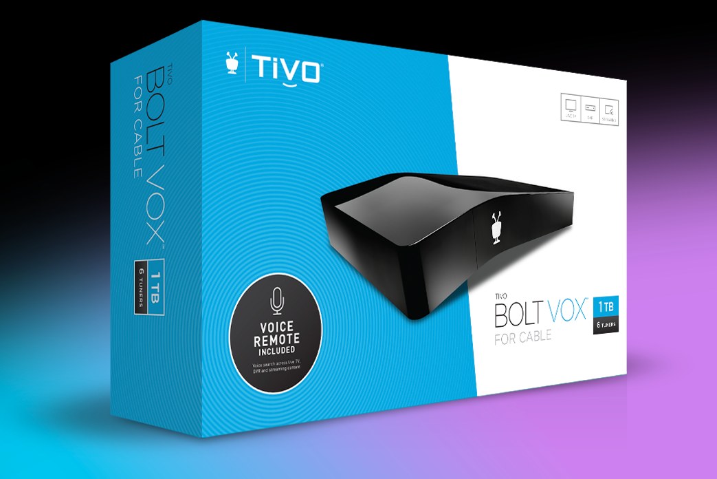 TiVo BOLT VOX for cable One device for all your live, recorded and streaming TV